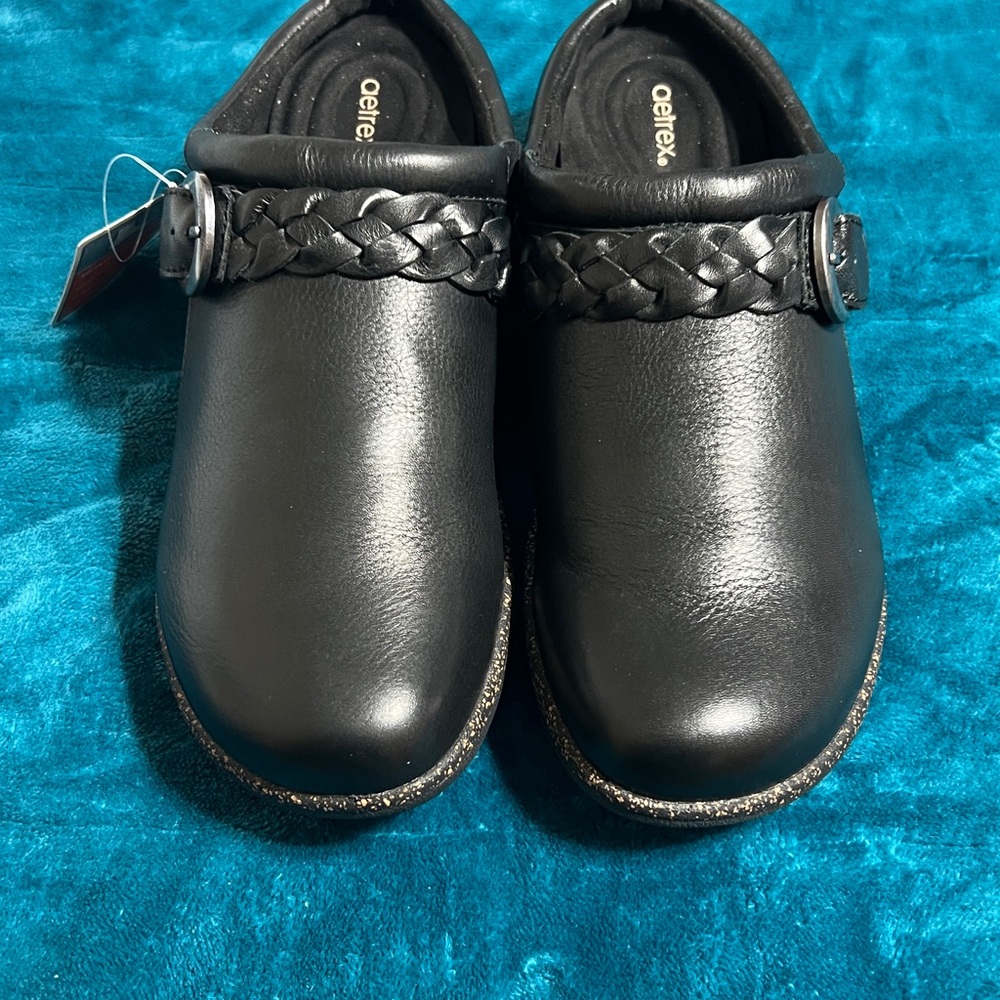 NEW!Aetrex Libby Braided Clog sz 9.5 - Picture 4 of 5